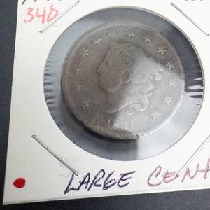 1831 Large Cent, large letters