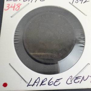 1842 Large Cent, large date