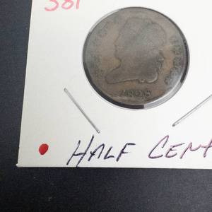 1828 Half Cent, 12 stars