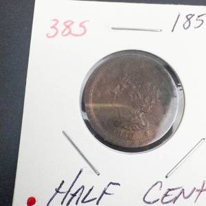 1850 Half Cent