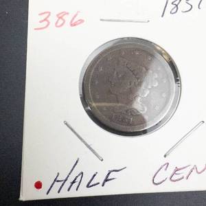 1851 Half Cent