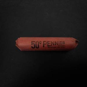 1 roll of 50 wheat cents teens thru twenties