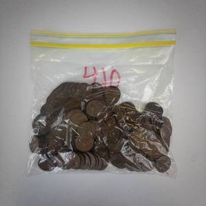 1 bag of 150 mixed wheat cents 30s thru 50s