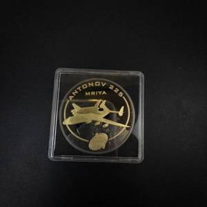 2008 Cook Islands 1 oz silverAntonov 225 aircraft coin