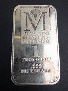 1 oz.999 silver bar