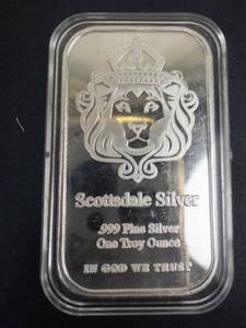 1 oz.999 silver bar