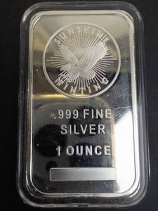 1 oz.999 silver bar