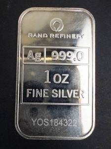 1 oz.999 silver bar