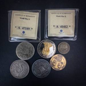 1 bag of misc. tokens