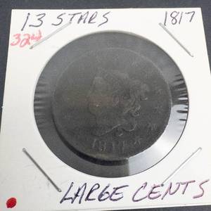 1817 Large Cent, 13 stars