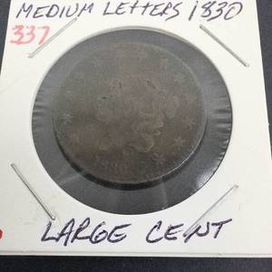 1830 Large Cent, medium letters
