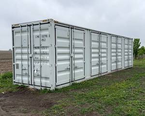 CIMU1027980  Shipping Container 40 Ft High Cube  40HC, 4 Sets of Side Doors
