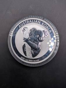 Australian Koala 2020 1oz .9999 Silver Coin - 1 Dollar