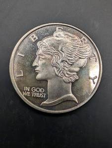 Mercury Dime Style 1oz Silver Round