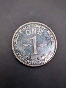First State Bicentennial 1 oz .999 Fine Silver Round 1776-1976