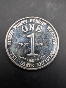 Silver Round 1 oz .999 Fine Silver - God Bless America Bicentennial 1776-1976