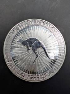 Australian Kangaroo Silver Coin - 1 oz .9999 Fine Silver, 1 Dollar