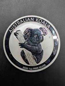 Australian Koala 1 oz .9999 Fine Silver Coin - 2020 $1 (P Mint)