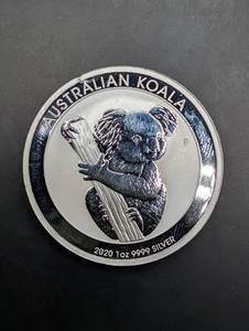 Perth Mint Australian Koala 1 oz .9999 Silver Coin - 2020 (P)