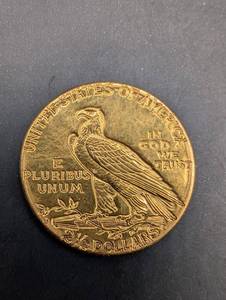 1925 Indian Head Quarter Eagle $2.50 Gold Coin