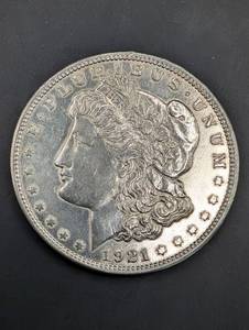 Morgan Silver Dollar 1921 - US One Dollar Coin - 90% Silver