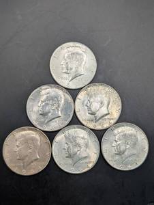 Kennedy Half Dollars 1964 (Lot of 6)