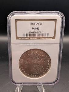 NGC MS63 1884-O Morgan Silver Dollar