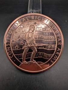 Golden State Mint 5 oz Copper Second Amendment Medal - Thomas Jefferson