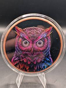 Guardians of the North Snowy Owl 5oz Copper Coin (Colored Edition)