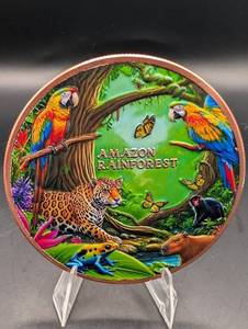 Amazon Rainforest Natural Wonders 5 oz Copper Coin - .999 Fine Copper