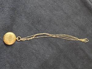 J.C. Rosslot Chaux De Fonds - Carrie W. Kellogg (June 2 1863) Watch 59 grams, Chain 17-grams 44mm Case 18K Gold Fully Ruby Jeweled Pocket Watch with Chiming Mechanism and Lovely Gold Chain