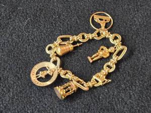30.3-grams (total) 14K Gold Charm Bracelet