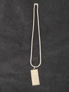 88.5-grams Sterling Silver Pendant Necklace