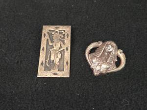 22.2-grams (total) Sterling Silver - Lot of (2) Pins