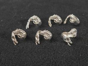 37.5-grams (total) Sterling Silver - Lot of (6) Wrap-around Horse Rings