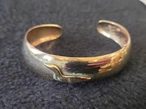11.3-grams 14K Gold Cuff Bracelet