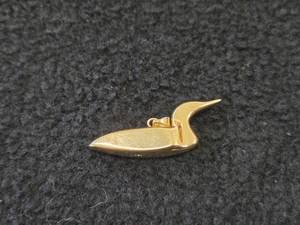 13-grams 14K Gold Loon Pendant