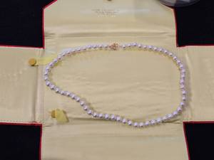 Japanese Akoya Cultured Pearl Necklace by Elegant Jewellry Co. Ltd. (Hong Kong) 17"