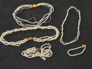 (3) Multi-strand Pearl Necklaces  Multi-strand Pearl Bracelet  Single-Strand Pearl Bracelet