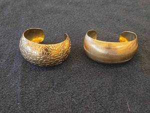 Lot of (2) Cuff Bracelet by Charles Albert