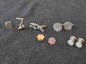Lot of (4 Sets) Cuff Links  Extras