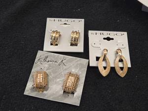 Lot of (3 Sets) Clip-on Earrings