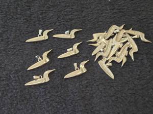 30.2-grams (total) Sterling Silver - Lot of (19) Loon Pendants
