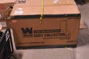 WEN DC1300 1,300 CFM 14-Amp 5-Micron Woodworking Dust Collector with 50-Gallon Collection Bag and Mobile Base Current price$399.80