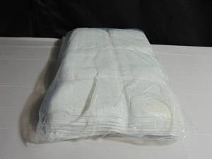 12 Pack BOKSER HOME BH70109 White Bath Towel 25 X 54