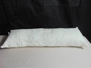 Lumbar Down Alternative White Bed Pillow - 16 x 44  BOKSER HOME