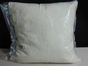 Bokser Home French Linen Decorative Throw Pillow 20x20 Cream