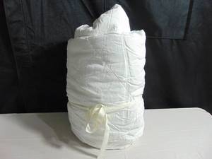 No Name King Size European Flax Quilt White