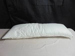 Lumbar Down Alternative White Bed Pillow - 16 x 44  BOKSER HOME