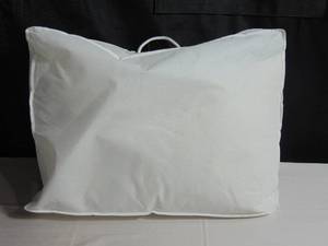 Firm White Duck Feather & Down Bed Pillow - StandardQueen  BOKSER HOME